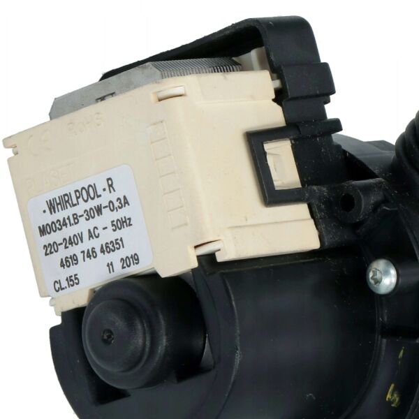 Pompa wody pralki Whirlpool Polar AWO/C 30W ORYG - obrazek 3