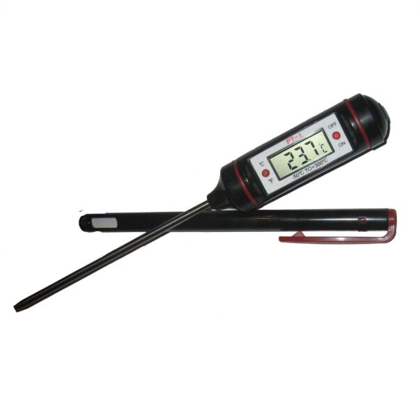 Termometr elektroniczny WT-1 z sondą stalową (osłona) -50 do +300°C - obrazek 1