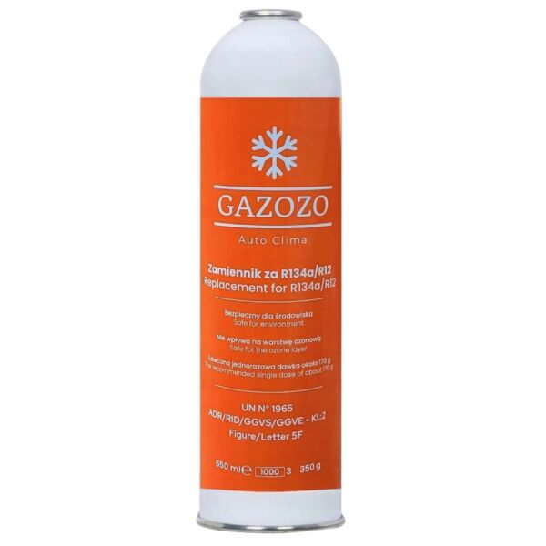 Gazozo Auto Clima – czynnik chłodniczy zamiennik R134a/R12 650 ml - obrazek 1