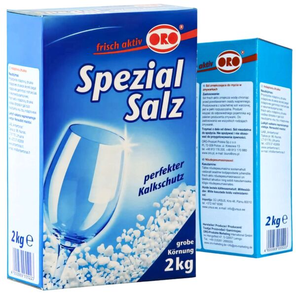 Sól regeneracyjna do zmywarek granulowana 2 kg - obrazek 1